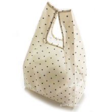 GRS certificate recycled vest bag reusable washable shopper bag eco friendly grocery bag